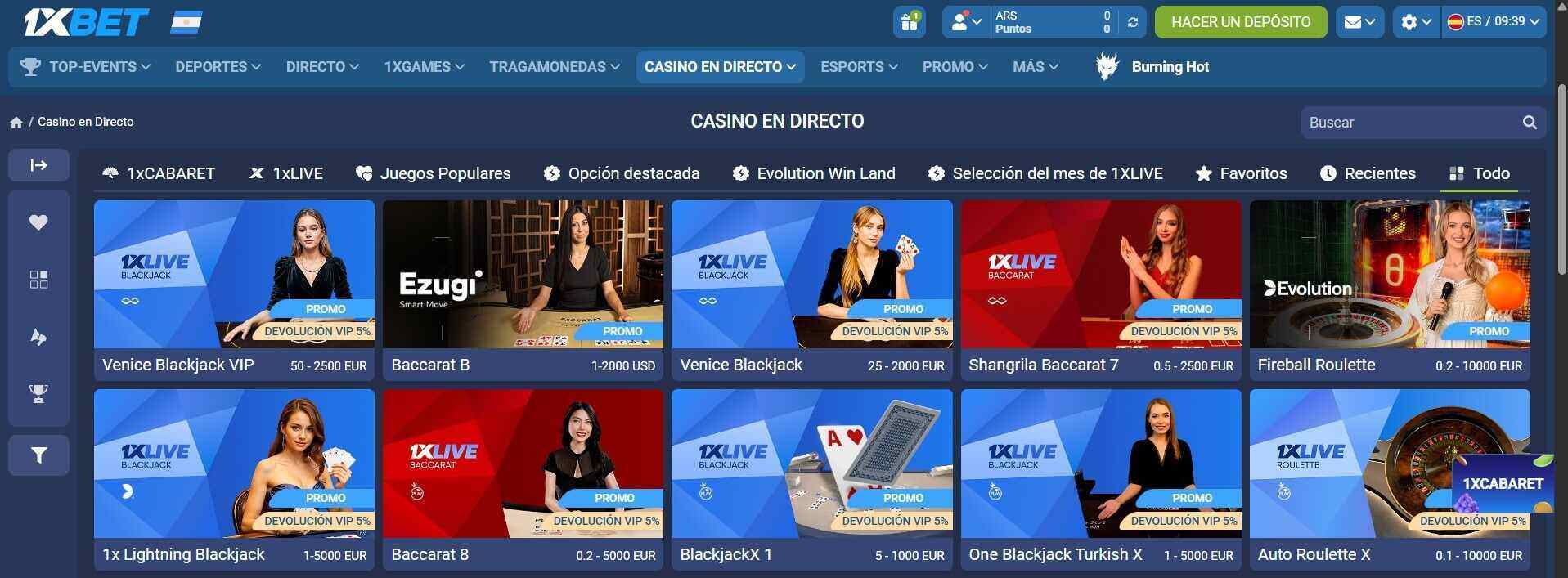 1xbet casino