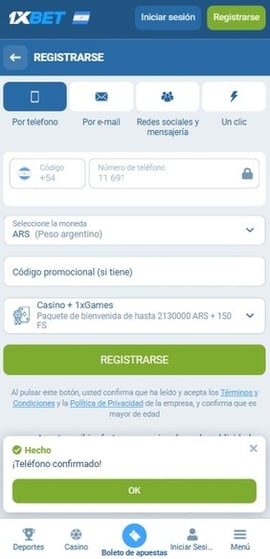 1xbet casino registro cuarto paso casinos seguros argentina