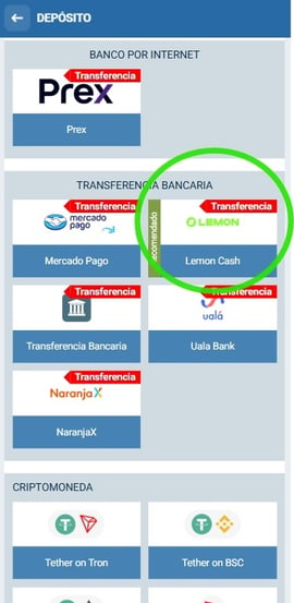 deposito con lemon 1xbet segundo paso casinos seguros argentina