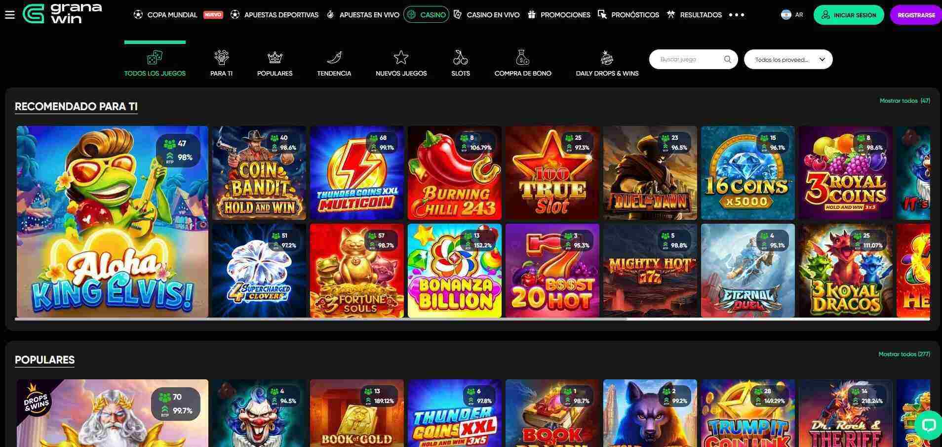 juegos de casino granawin argentina casinos seguros argentina