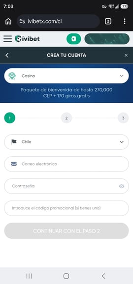 paso 2   ivibet