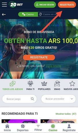 registro 20bet argentina primer paso casinos seguros argentina