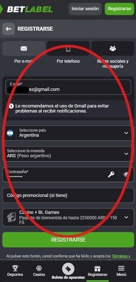 registro en betlabel tercer paso casinos seguros argentina