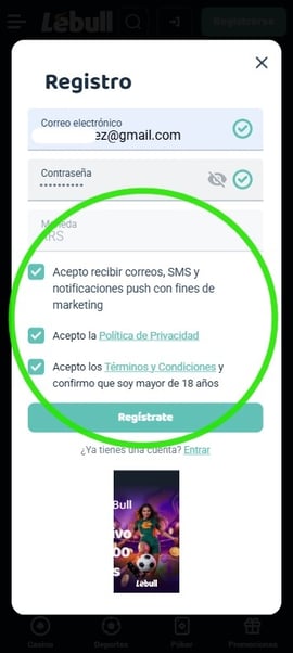 registro en lebull argentina tercer paso casinos seguros argentina