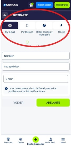 registro fairpari argentina segundo paso casinos seguros argentina