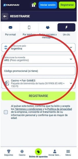 registro fairpari argentina tercer paso casinos seguros argentina