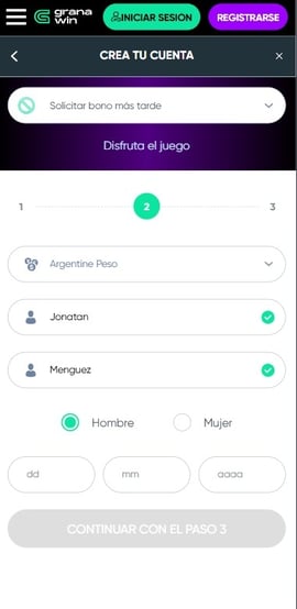 registro granawin argentina cuarto paso casinos seguros argentina