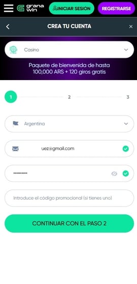 registro granawin argentina segundo paso casinos seguros argentina