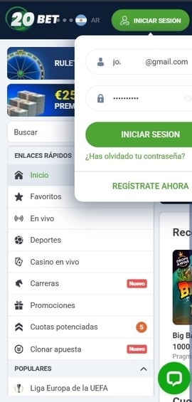 verificacion kyc 20bet primer paso casinos seguros argentina