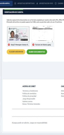 verificacion kyc 20bet quinto paso casinos seguros argentina