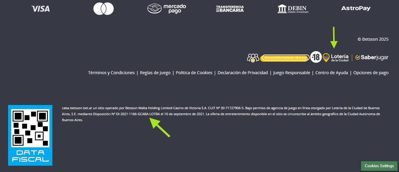 licencia betsson casinos seguros argentina
