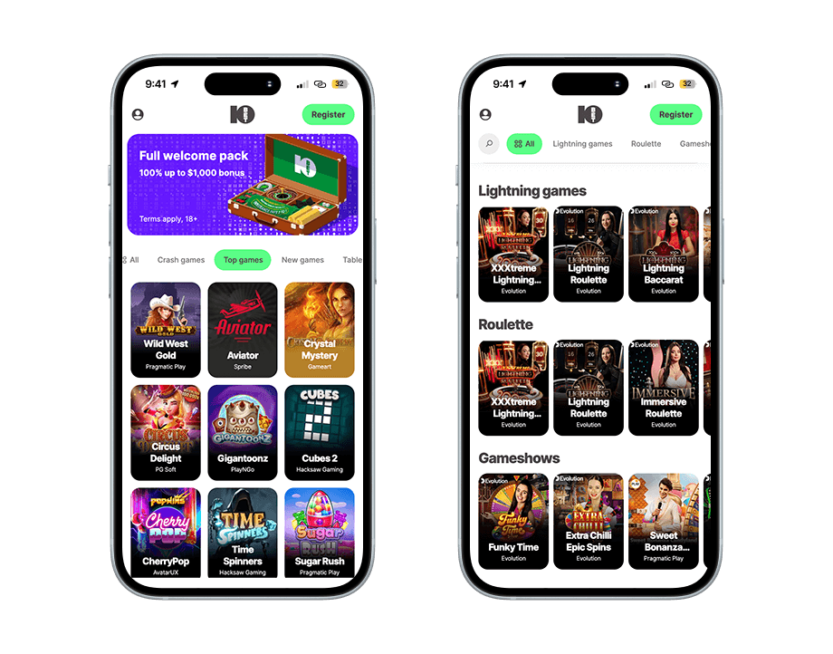 10bet casino screenshot 2
