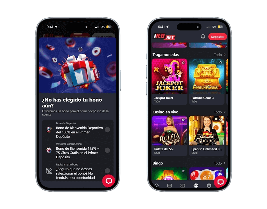 1redbet mobile screenshot 1