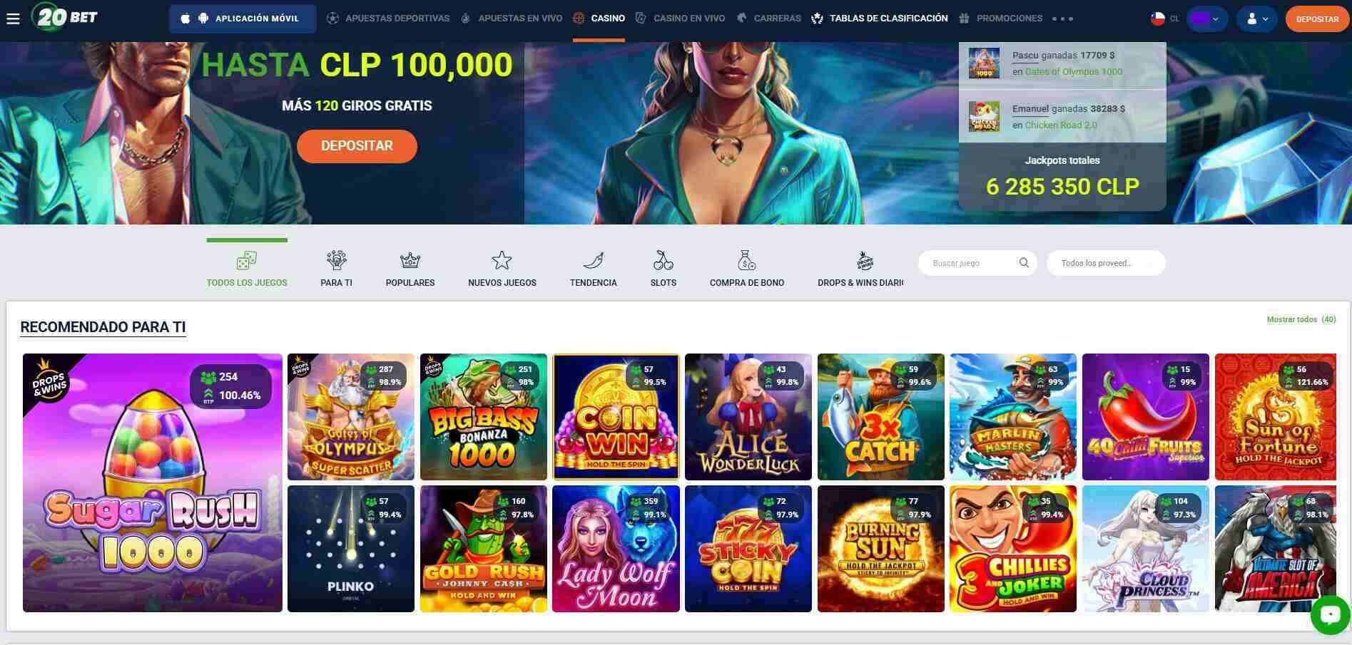 20bet lobby juegos casinos seguros chile