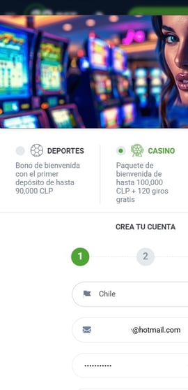 20bet registro segundo paso casinos seguros chile