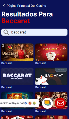baccarat rojabet casinos seguros chile