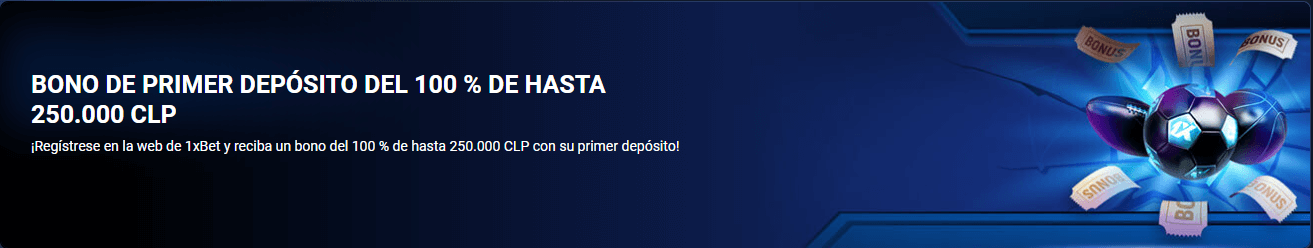 bono bienvenida deportes 1xbet chile casinos seguros
