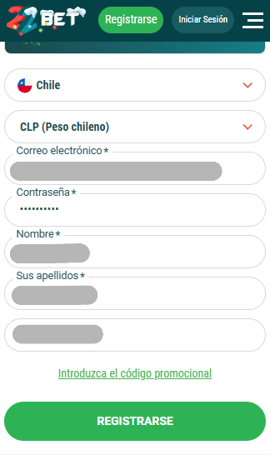 crear cuenta 22bet casino chile casinos seguros