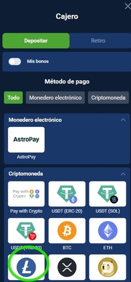 deposito con litecoin 20bet segundo paso casinos seguros chile
