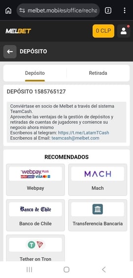 deposito webpay chile segundo paso casinos seguros chile