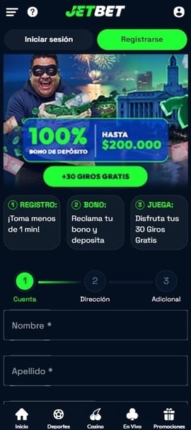 jetbet registro primer paso casinos seguros chile