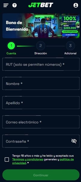 jetbet registro segundo paso casinos seguros chile