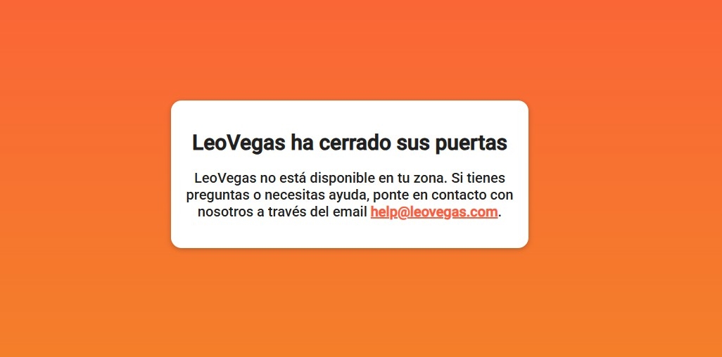 leo vegas no diposnible casinos seguros chile