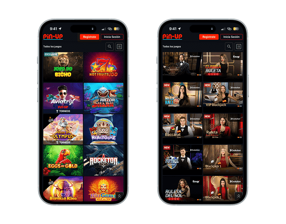 pin up casino screenshot 2