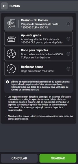 reclamar bono de bienvenida betlabel cuarto paso casinos seguros chile