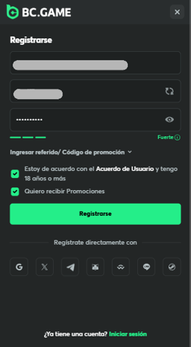 registrarse bcgame chile casinos seguros