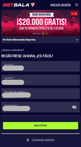 registrarse betsala chile casinos seguros