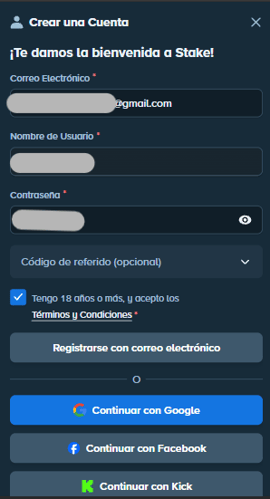 registro correo contrasea stake chile casinos seguros