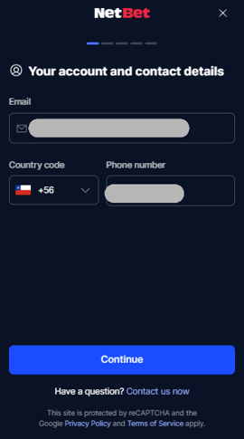 registro correo telefono netbet chile casinos seguros
