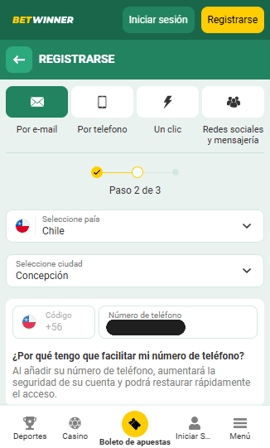 registro cuenta betwinner chile casinos seguros