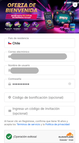 registro datos personales wptglobal chile casinos seguros