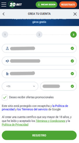 registro domicilio 20bet chile casinos seguros