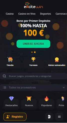 registro excitewin chile casinos seguros