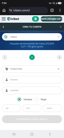 registro ivibet chile tercer paso casinos seguros chile