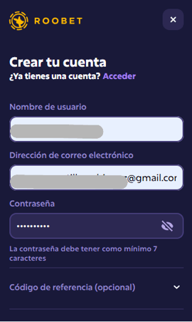 registro roobet chile casinos seguros