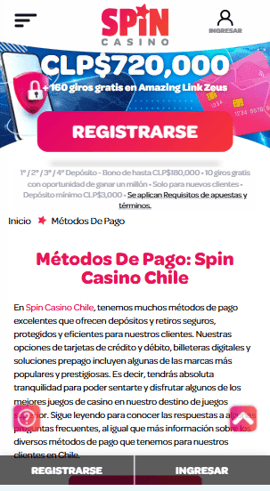 registro spin casino chile casinos seguros