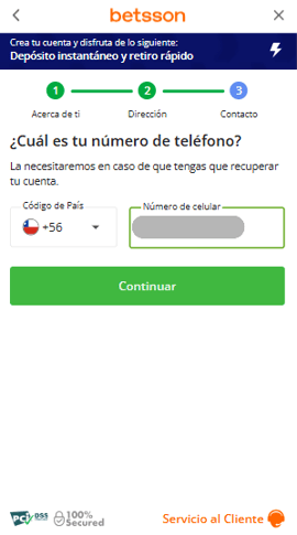 registro telefono betsson chile casinos seguros 