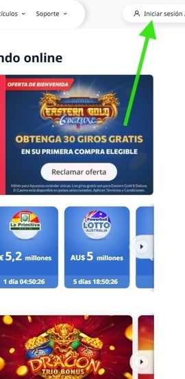 registro thelotter primer paso casinos seguros chile