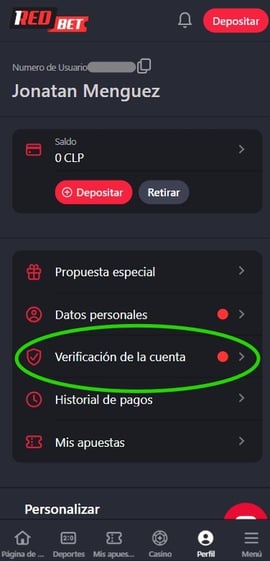 verificacion kyc 1redbet segundo paso casinos seguros chile