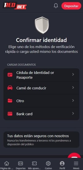 verificacion kyc 1redbet tercer paso casinos seguros chile