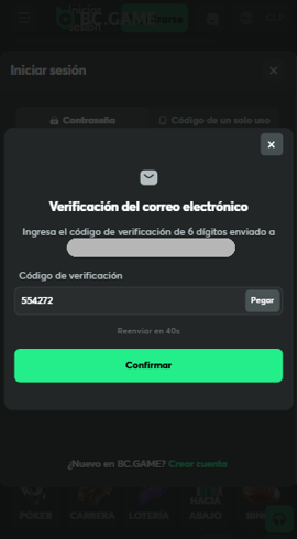 verificar correo bcgame chile casinos seguros