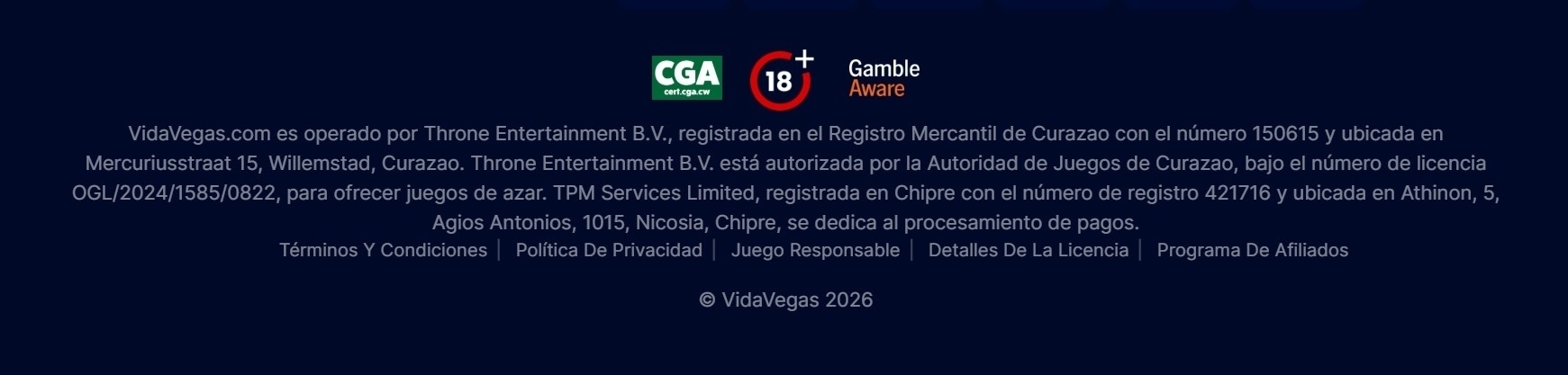 vida vegas informacion legal casinos seguros chile