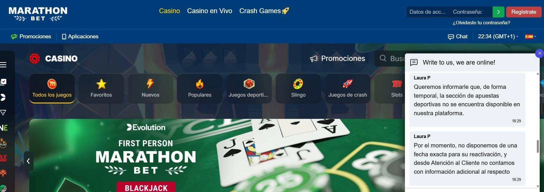 apuestas deportivas marathonbet casinos seguros espana