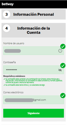 betway registro correo casinos seguros espana