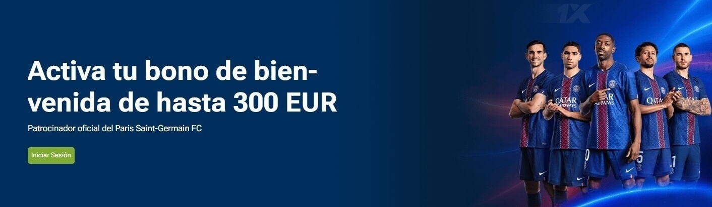 bono de bienvenida 1xbet casinos seguros espana