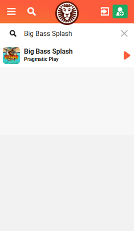 busqueda big bass splash leovegas casino espana